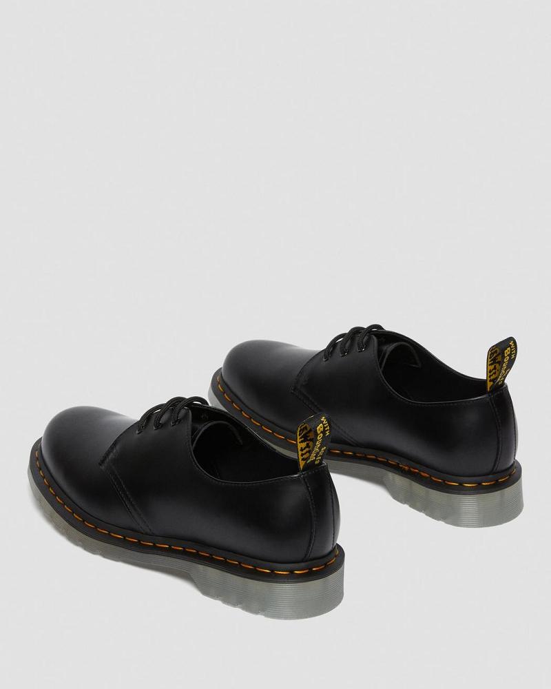 Zapatos Oxford Dr Martens 1461 Iced Smooth Cuero Mujer Negros | MX 442DFM